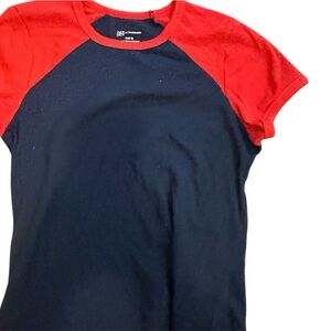 No Boundaries Kids Tee in Red and Navy